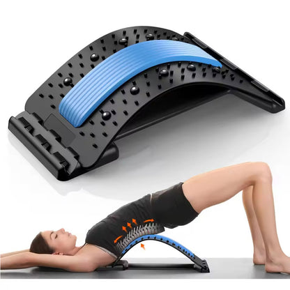 Masseur de Dos Réglable Innovant- Idéal Étirement et Circulation